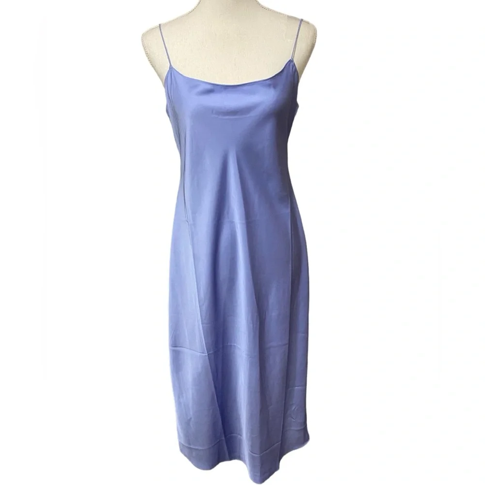 J. Crew Gwyneth Slip Dress in Luster Charmeuse Size 6 - Picture 3 of 7